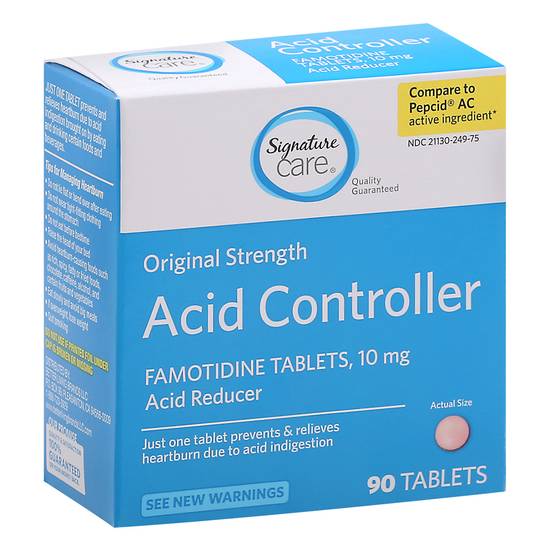 Signature Care Original Strength Acid Controller 10 mg