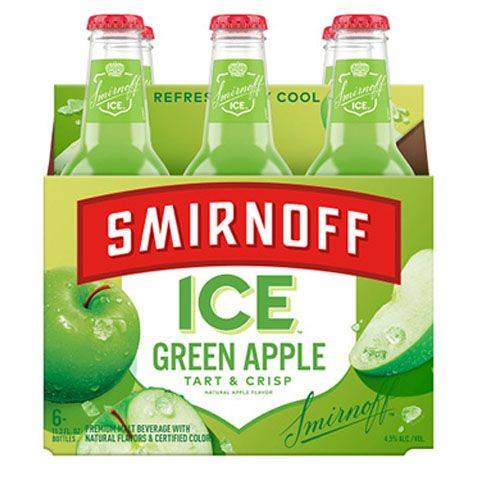Smirnoff Ice Green Apple 6pk 11.2oz