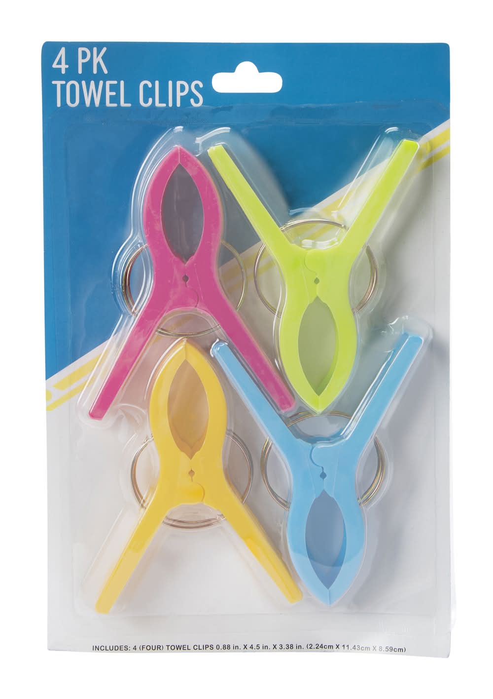 Beach Chair Towel Clips 4-Count