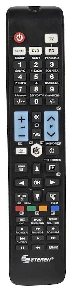 Steren · Control remoto universal smart tv