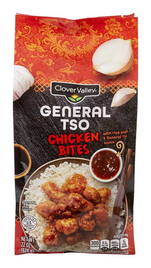 Clover Valley General Tso Chicken Bites With Rice (22 oz)