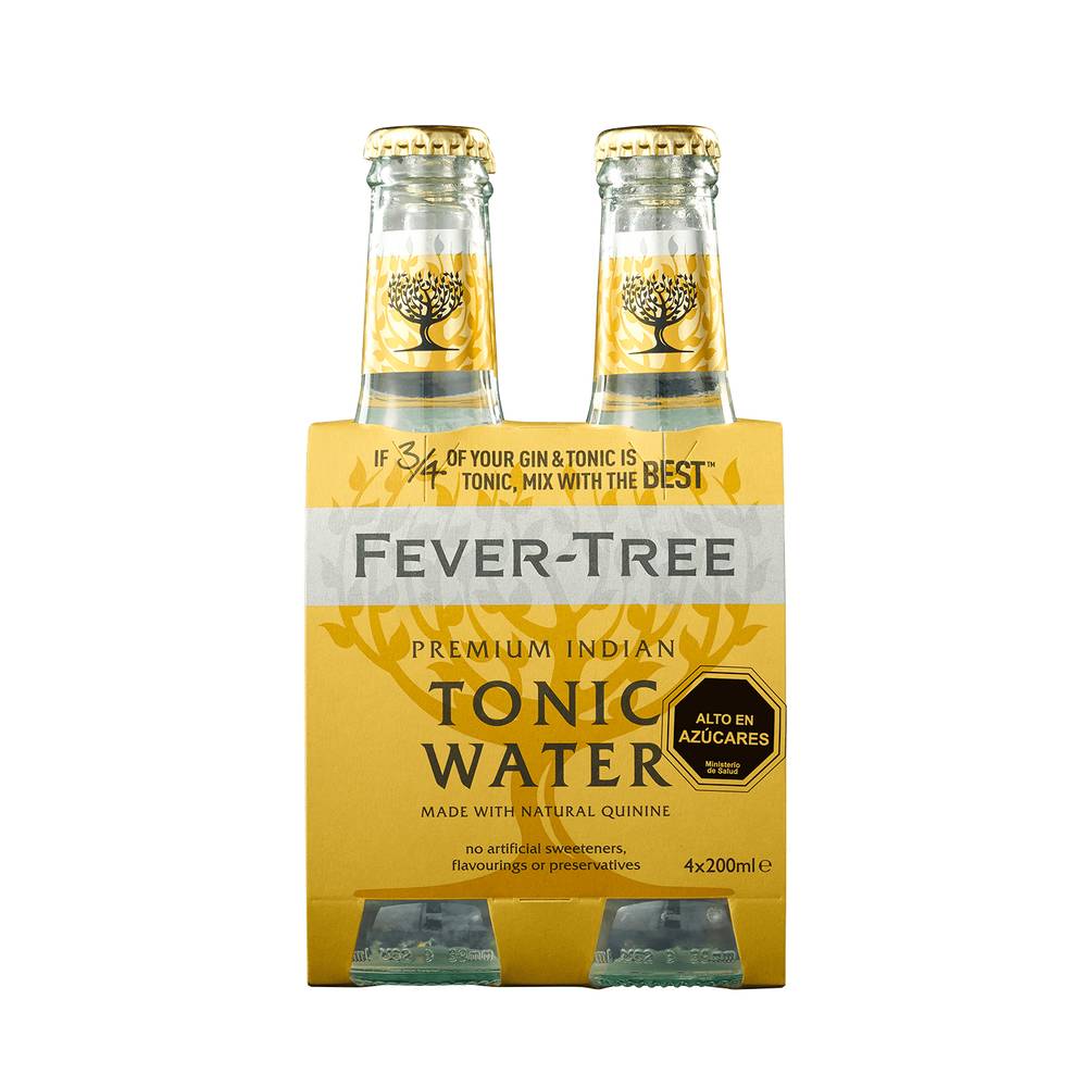 Fever-tree indian tonic water 4pack (4x200 ml)