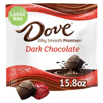 Dove Promises Dark Chocolate Individually Wrapped Candy Bag - 15.8 Oz