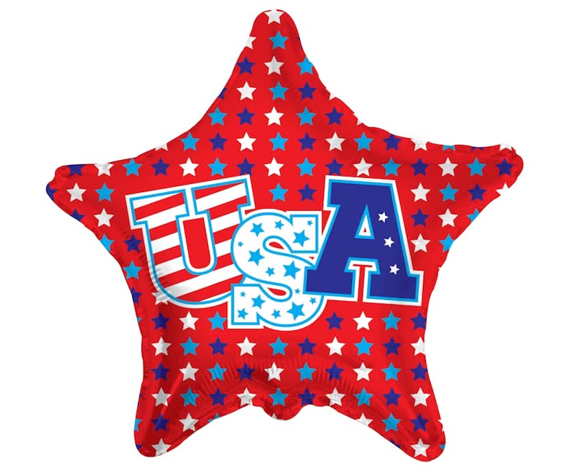 19 inch USA Stars Balloon