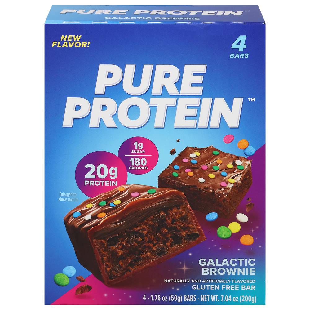 Pure Protein Protein Bars, Galactic Brownie (1.76 oz, 4 ct)