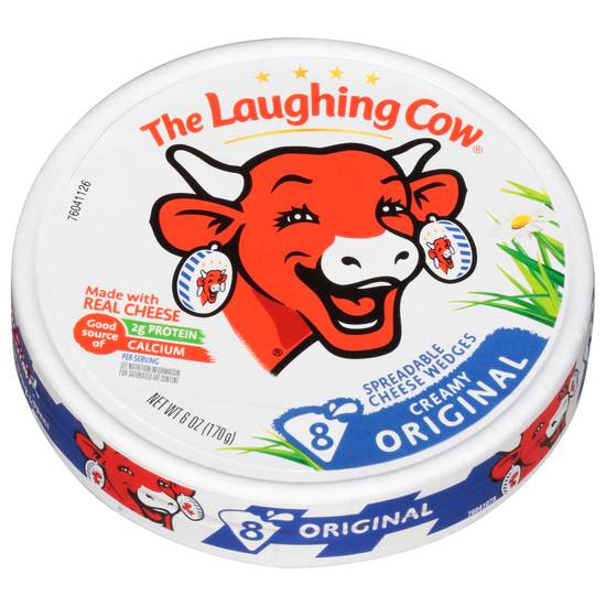 The Laughing Cow Original Creamy Spreadable Cheese Wedges ( 8 ct)