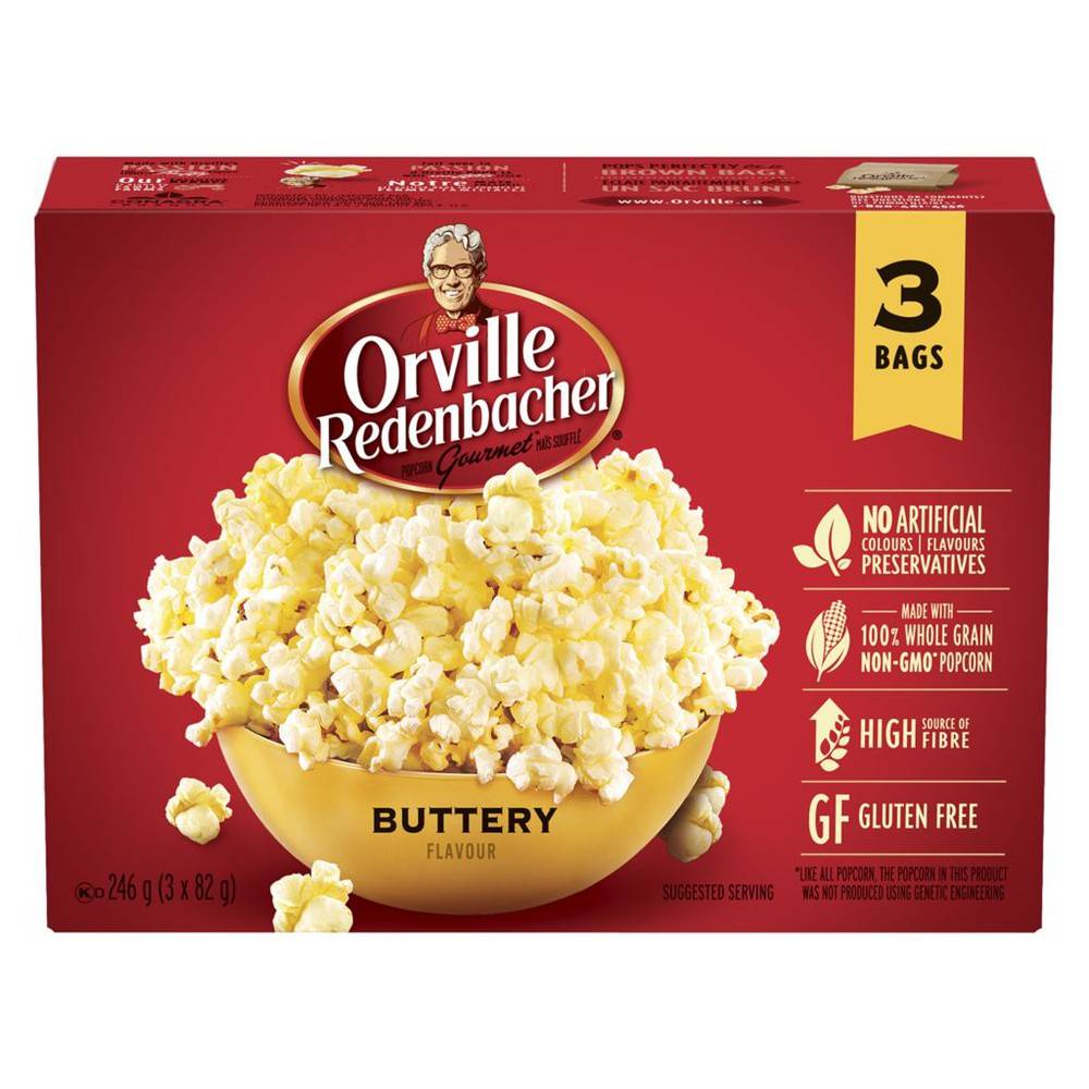 Orville Redenbacher's Popcorn Bowl Buttery (246 g, 3 ct)