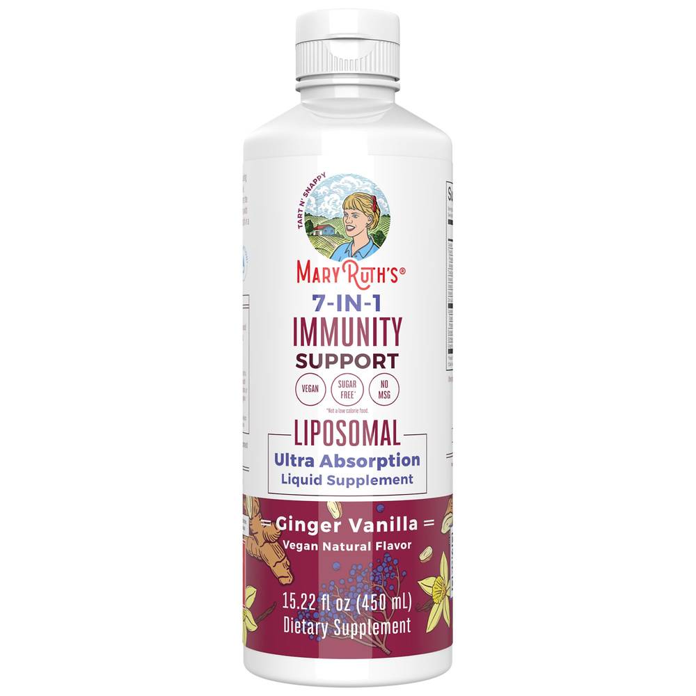 7-In-1 Immunity Support Liposomal Liquid - Ginger Vanilla (15.22 Fl. Oz.)