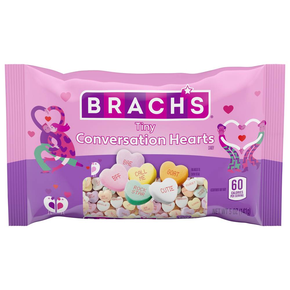 Brach's Tiny Conversation Hearts Valentines Candy (5 oz)