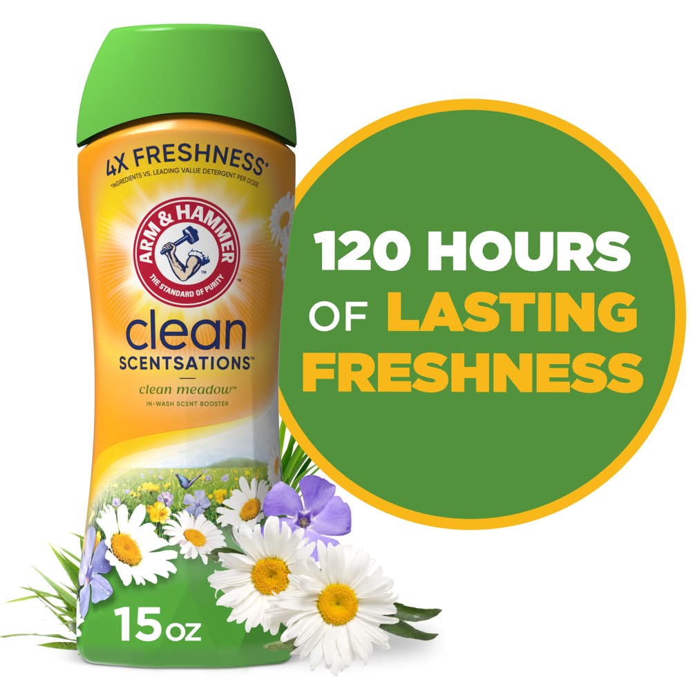 Arm & Hammer Clean Scentsations Clean Meadow In-Wash Scent Booster (15 oz)