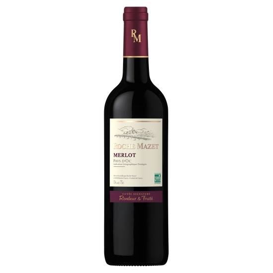 Roche Mazet - Vin rouge merlot IGP pays d'oc (750 ml)