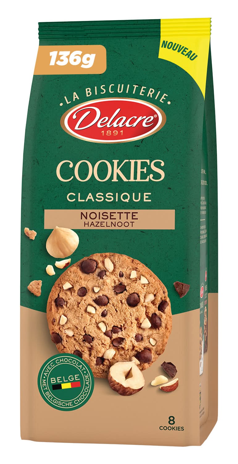 Delacre - Cookies classique au chocolat et noisette (8)