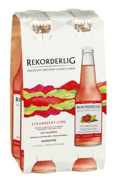 Rekorderlig Strawberry Lime Cider (4 x 11.2 fl oz)