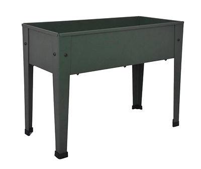 24" Green Elevated Metal Garden Bed