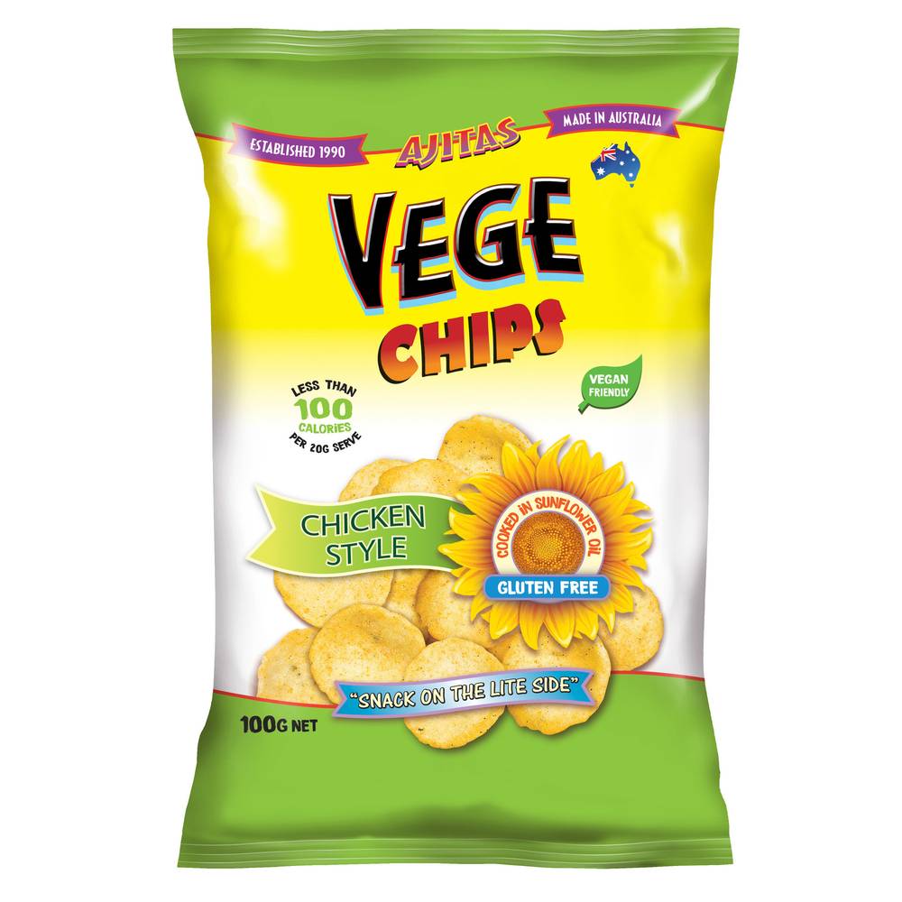 Ajitas Vege Chips, Chicken (100g)