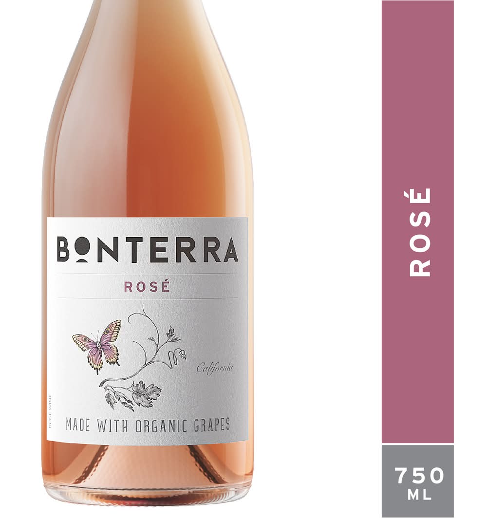 Bonterra Mendocino County California Rose Wine (750 ml)