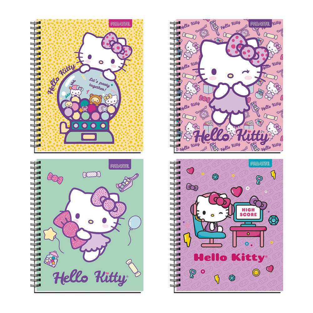 Proarte cuaderno universitario ted/ed hello kitty surtido (1 u, 100 hojas)