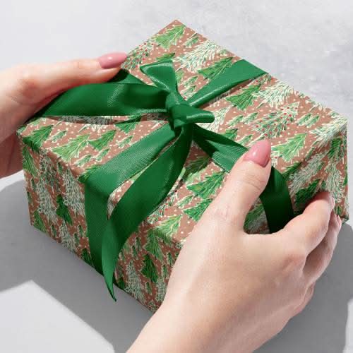 Opulent Tree Jumbo Roll Wrapping Paper