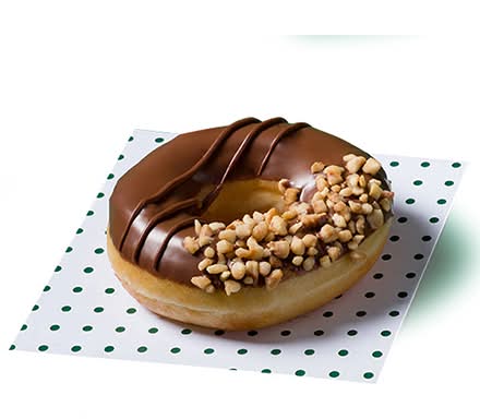 Krispy Kreme  Choc Hazelnut Doughnut