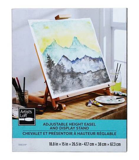 Artist's Loft Adjustable Height Easel & Display Stand