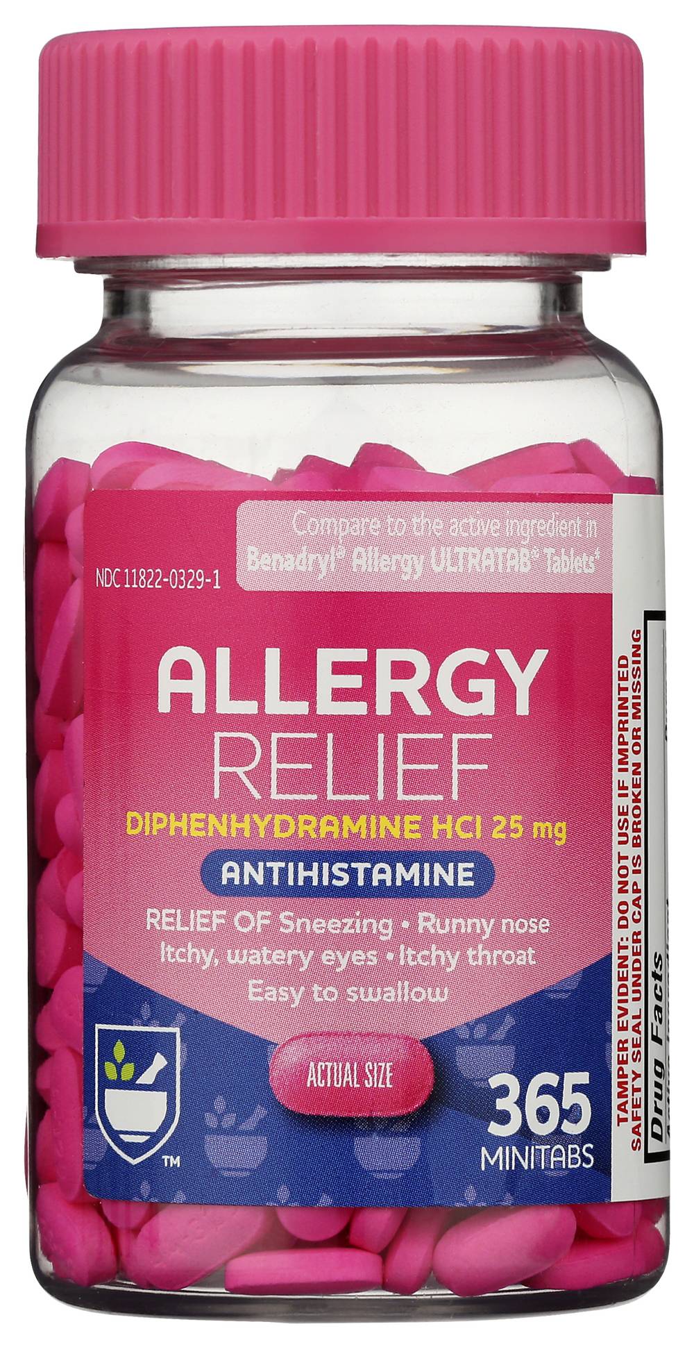 Rite Aid Allergy Relief With Diphenhydramine (365 ct)