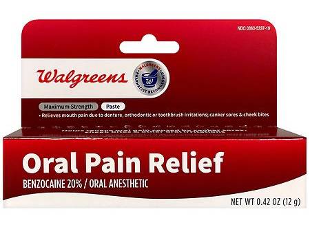 Walgreens Oral Analgesic Pain Relief Paste (0.42 oz)