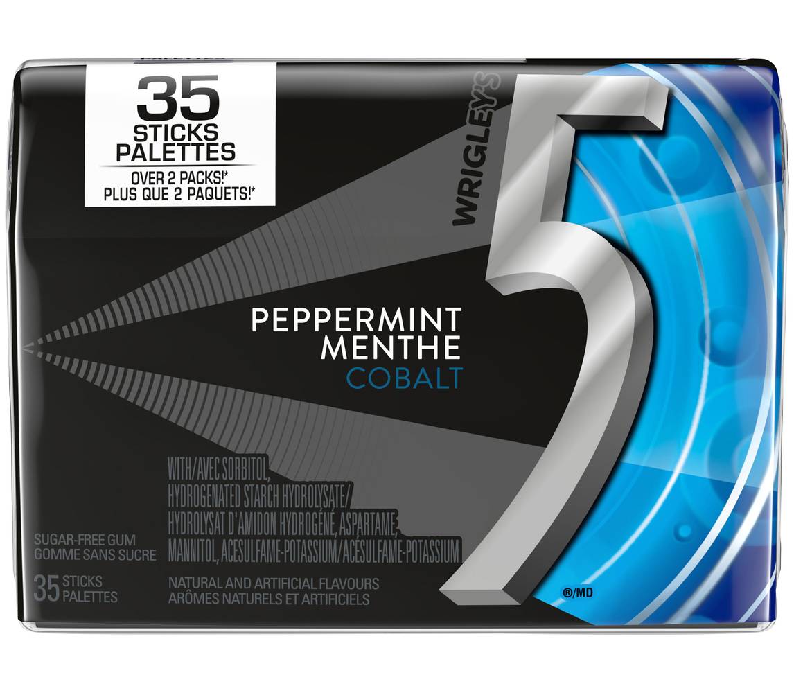 Wrigley's Chewing Gum Peppermint Cobalt 5 (35 g)