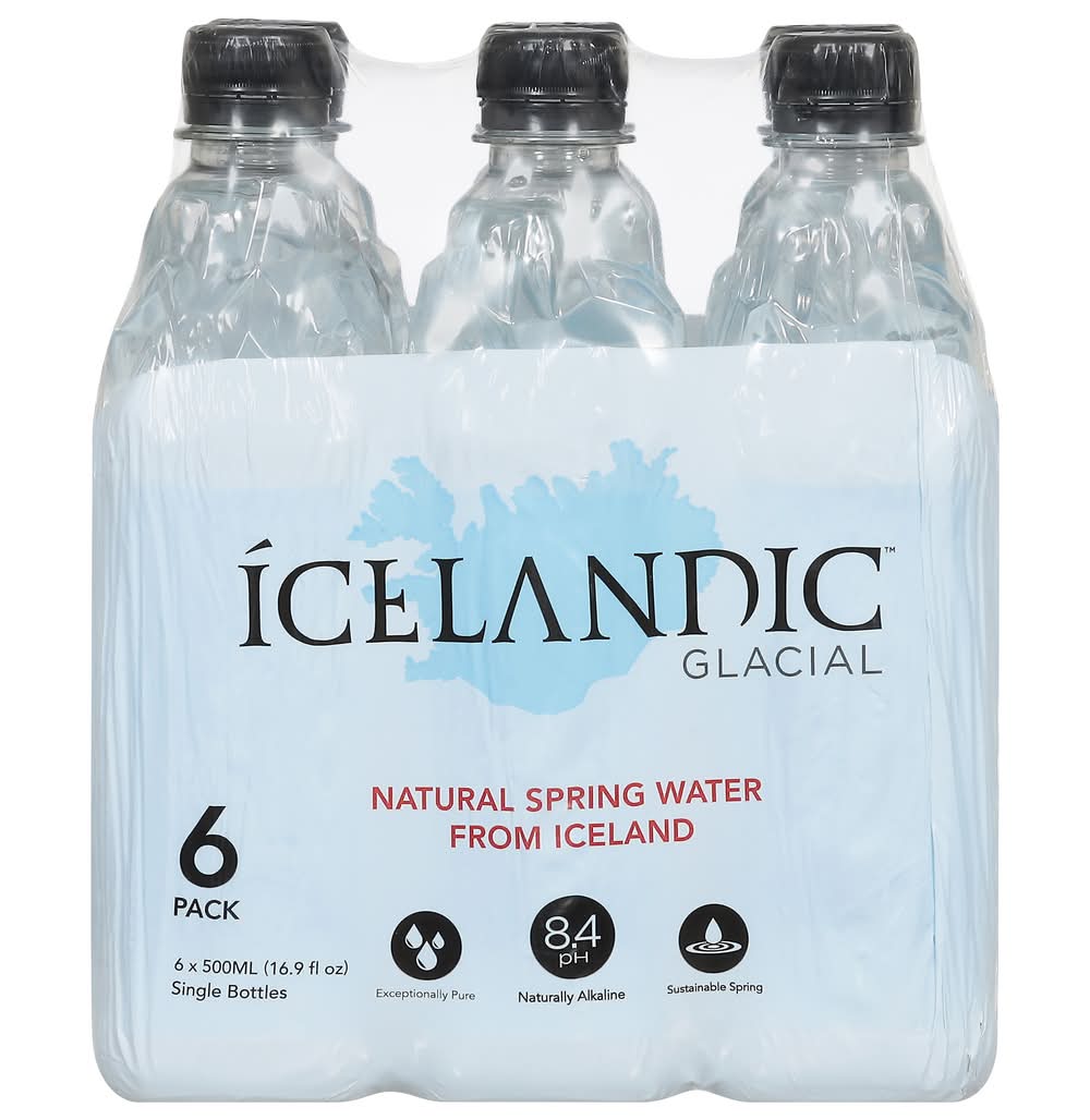 Icelandic Glacial Spring Water (6 x 16.9 fl oz)