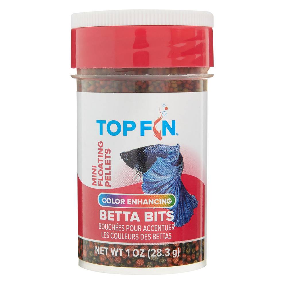 Top Fin® Betta Bits Color Enhancing Pellets Fish Food (Size: 1 Oz)