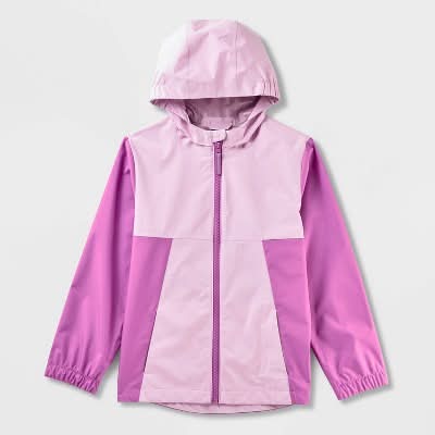 Kids' Colorblock Rain Jacket - Cat & Jack™ Purple M
