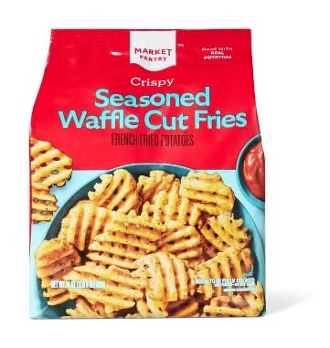 Market Pantry Crispy Seasoned Waffle Cut French Fries (24 oz)