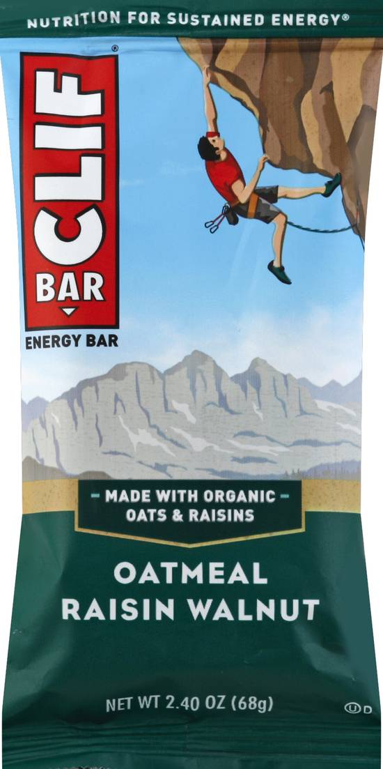Clif Bar Organic Energy (oatmeal raisin walnut)
