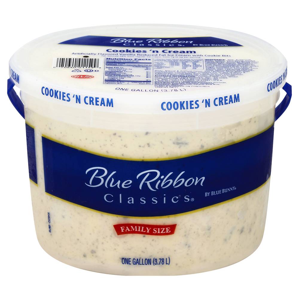 Blue Ribbon Classics Cookies 'N Cream Ice Cream (1 gal)