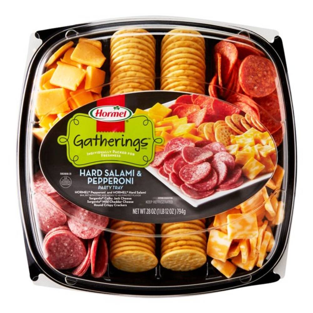 Hormel Pepperoni & Hard Salami Party Tray (1.75 lbs)