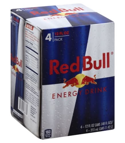 Red Bull Energy Drink, 4 Pack