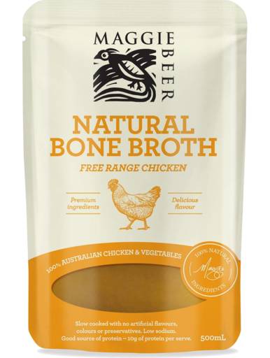 Maggie Beer Natural Free Range Chicken Bone Broth (500mL)