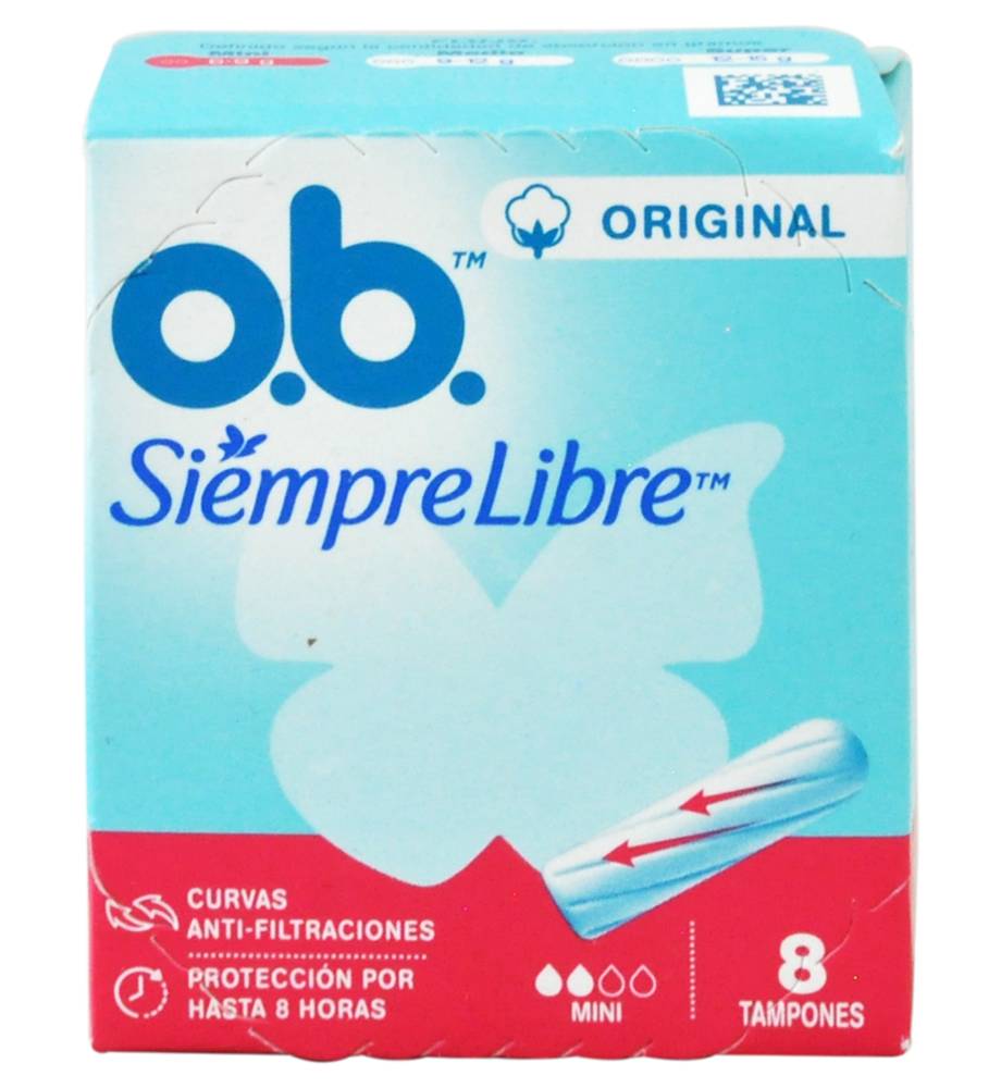 OB finest TAMPONES SIEMPRE LIBRE MINI CAJ*  8
