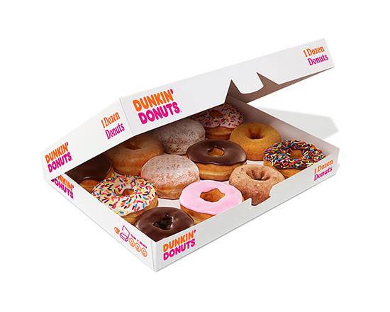 Order Assorted 12 Donuts food online from Dunkin' Donuts store, Middletown on bringmethat.com