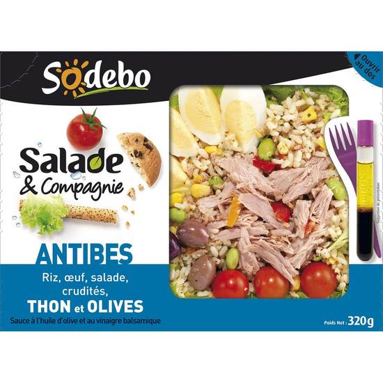 Salades Antibes Sodebo 320g