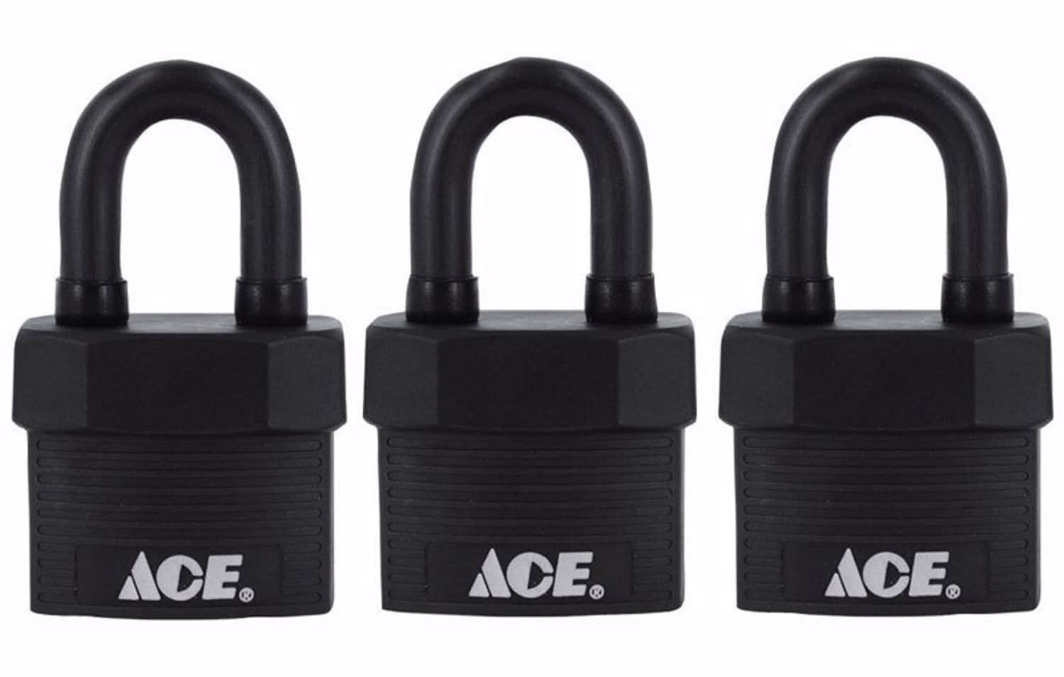 ACE 1-5/8 In. H X 1-3/4 In. W X 1-1/8 In. L Steel Double Locking Padlock