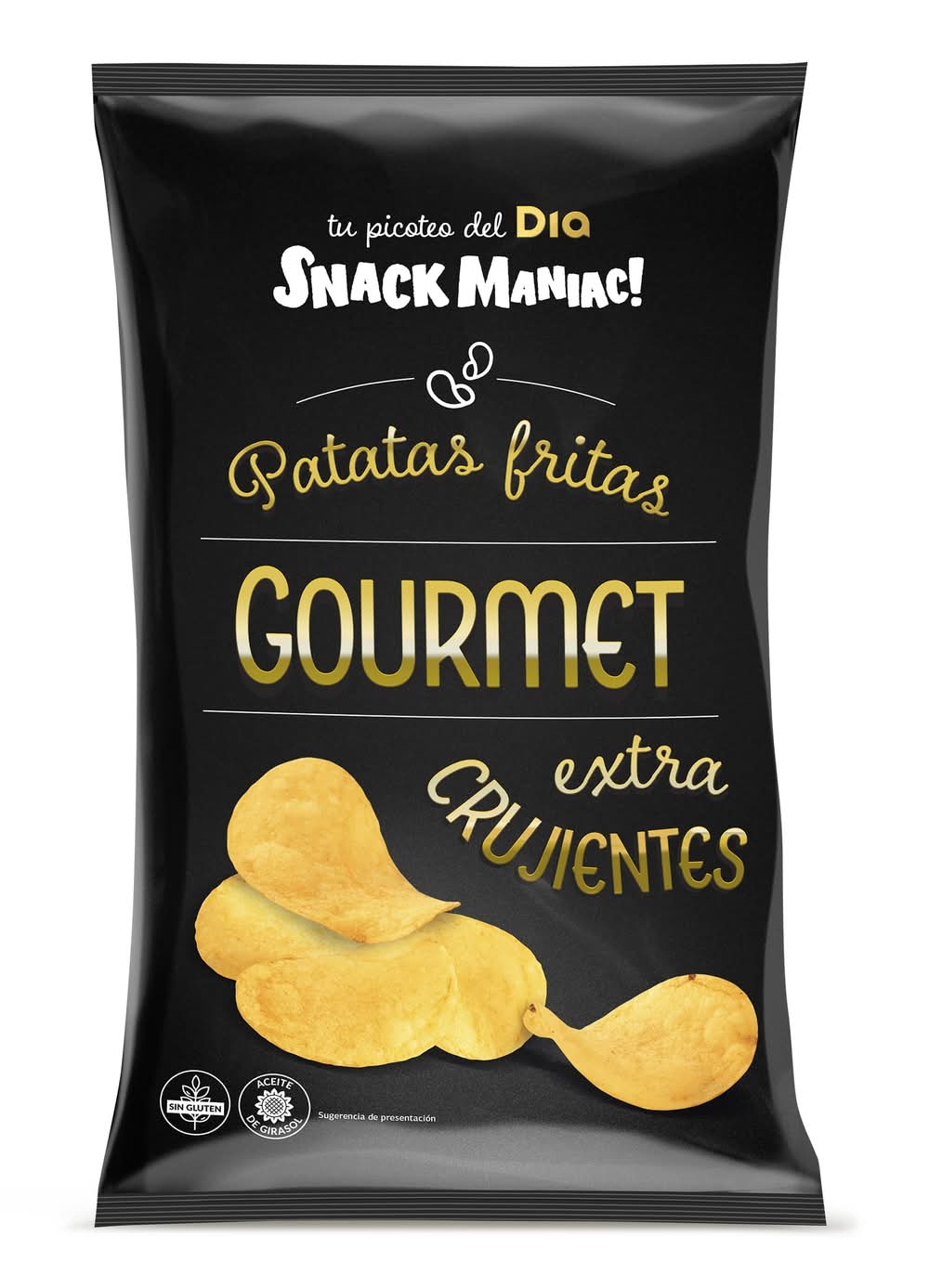 Patatas Fritas Gourmet Extra Crujientes  Snack Maniac De Dia Bolsa 150 G