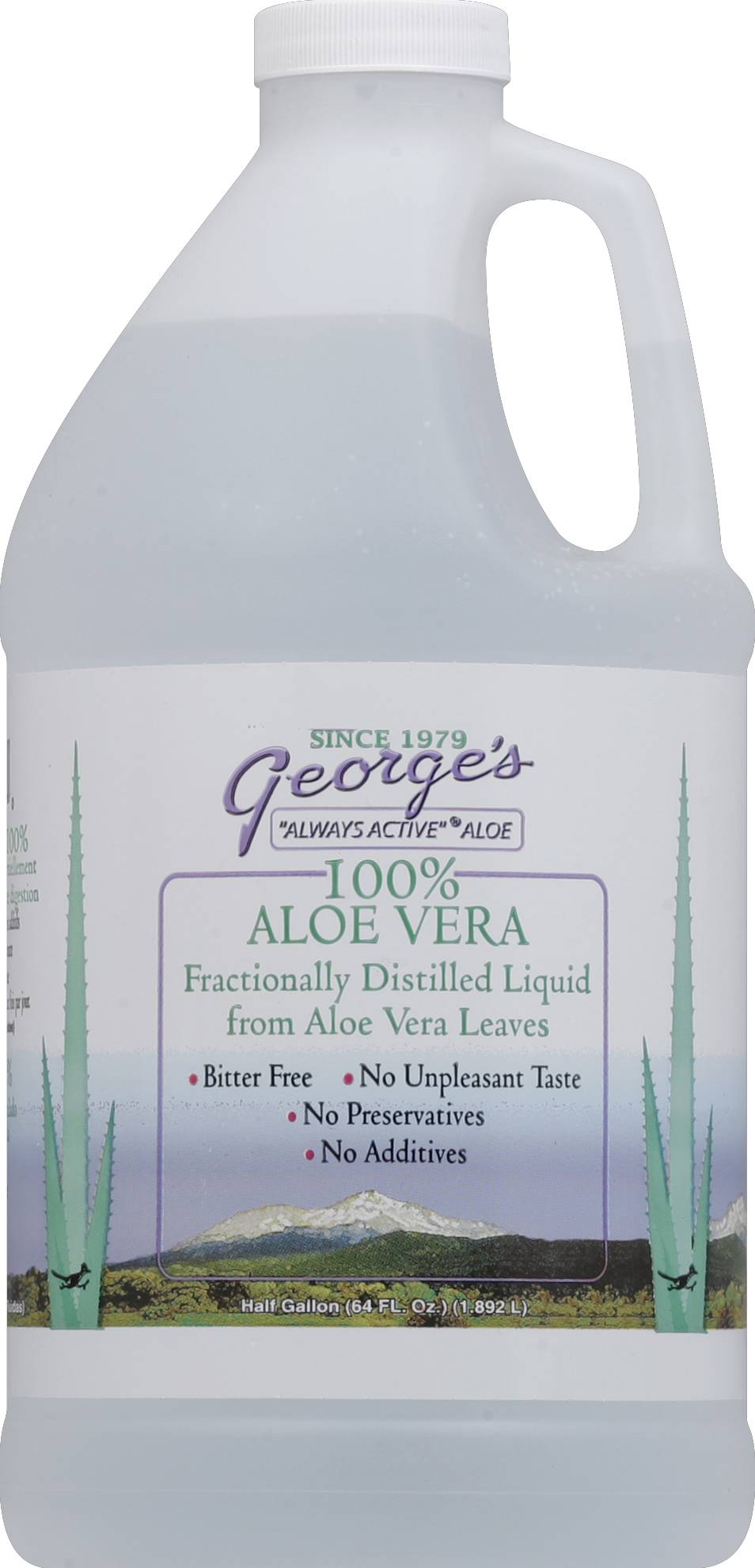 George's Aloe Vera Distilled Liquid (64 fl oz)