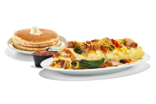 Chicken Fajita Omelette