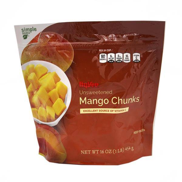 Hy-Vee Simply Source Unsweetened Mango Chunks