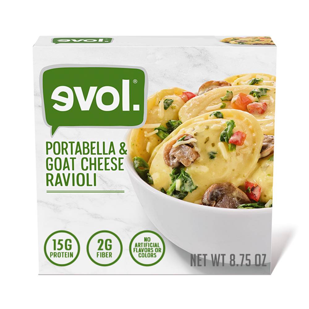 Evol Portabella & Goat Cheese Ravioli (8.75 oz)