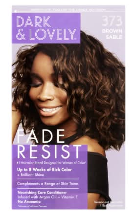 Dark and Lovely Brown Sable 373 Permanent Haircolor, 373 Brown Sable