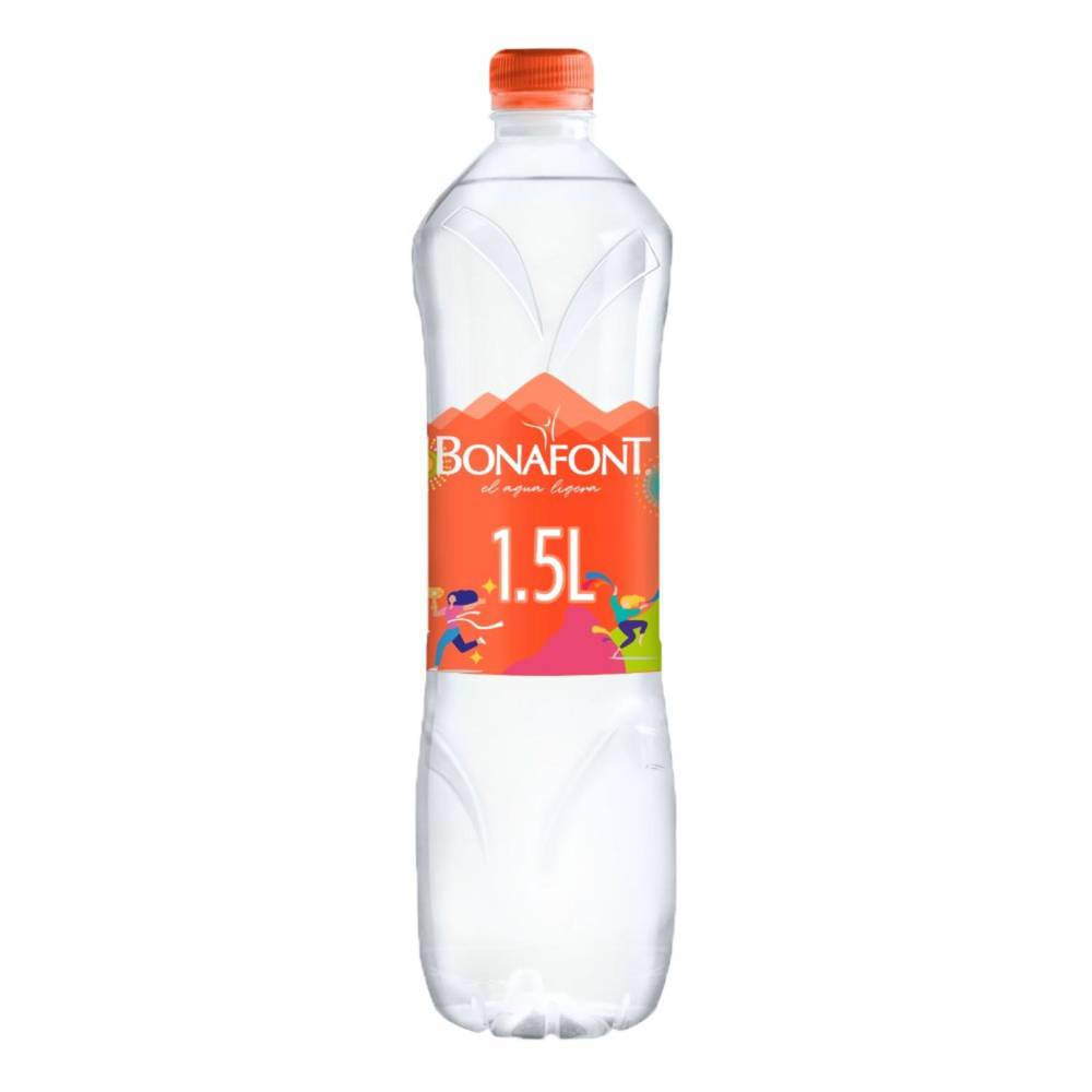 Bonafont agua natural (botella 1.5 l)
