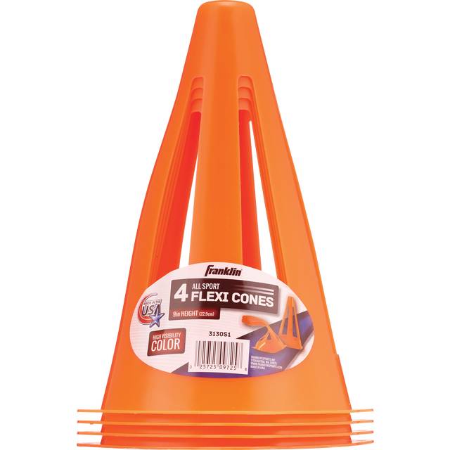 9" SOCCER CONES 4 PACK