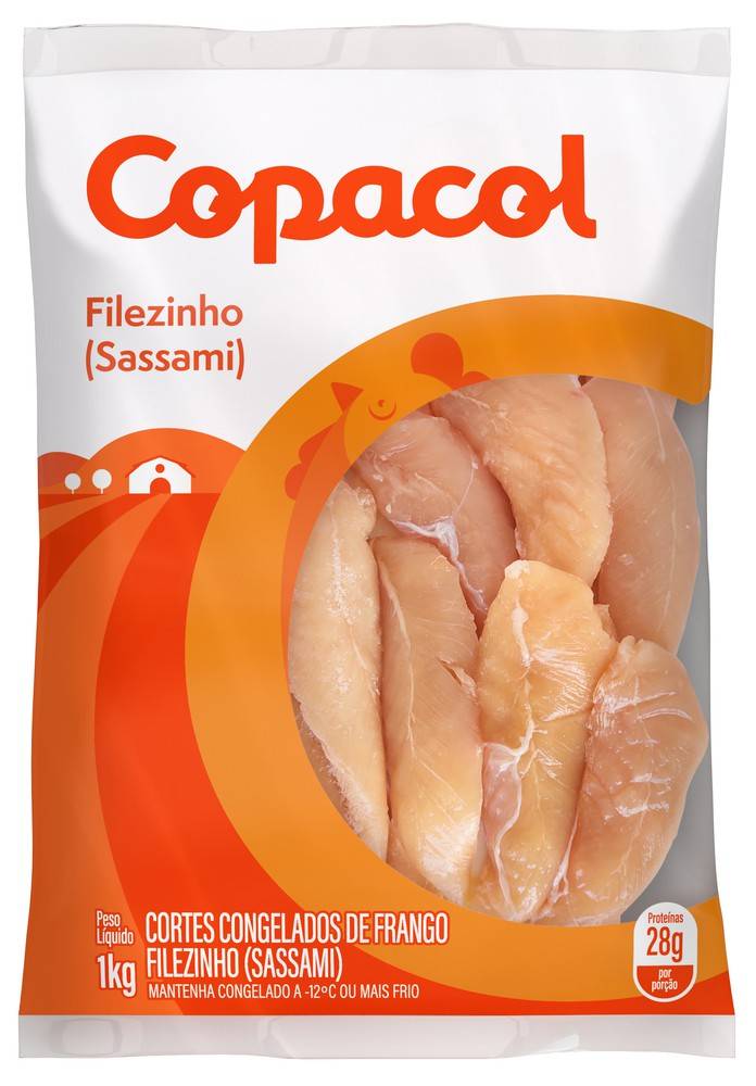 Copacol filézinho de frango sassami congelado