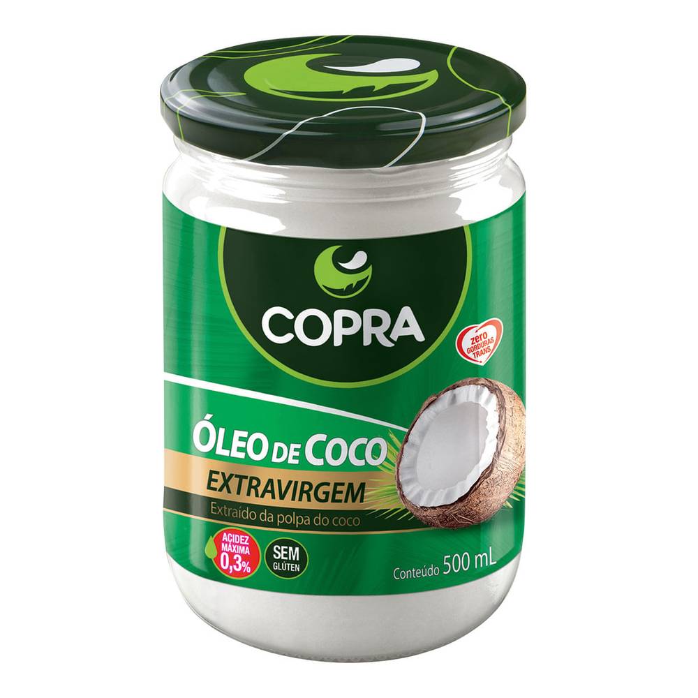 Copra óleo de coco extravirgem (500 ml)